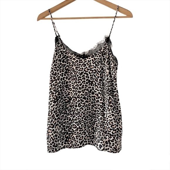 Anine Bing Silk Camisole In Leo - Picture 7 of 14